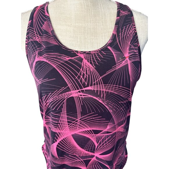 Nike Dri-FIT Womens Tank Top With Abstract Pink Design M - Picture 2 of 8